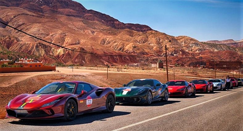 Ferrari’s 2023 Cavalcade in Morocco, Marrakech