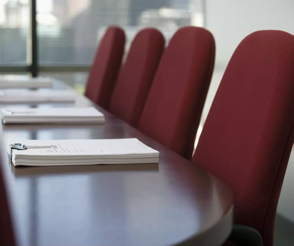 business reunion in a conference room
